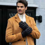 Charles – luxurious American deerskin leather gloves with warm cashmere lining - Schwartz & von Halen - EU - 7
