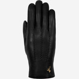 Alessandra (black) - goatskin leather gloves with lambswool lining & touchscreen feature - Schwartz & von Halen - EU - 1