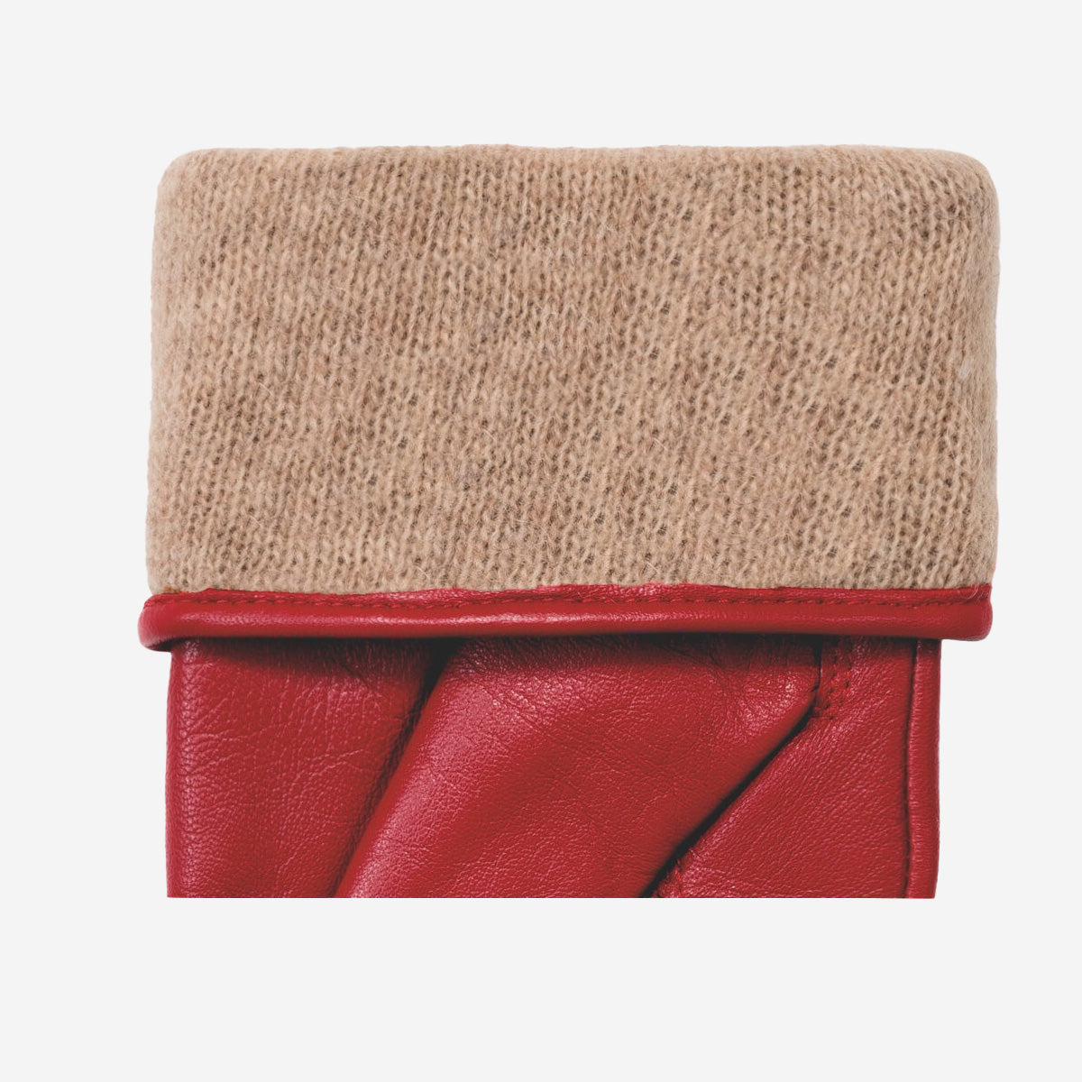 Ivy (red) – sheepskin leather gloves with wool/cashmere lining & touchscreen feature - Schwartz & von Halen - EU - 3