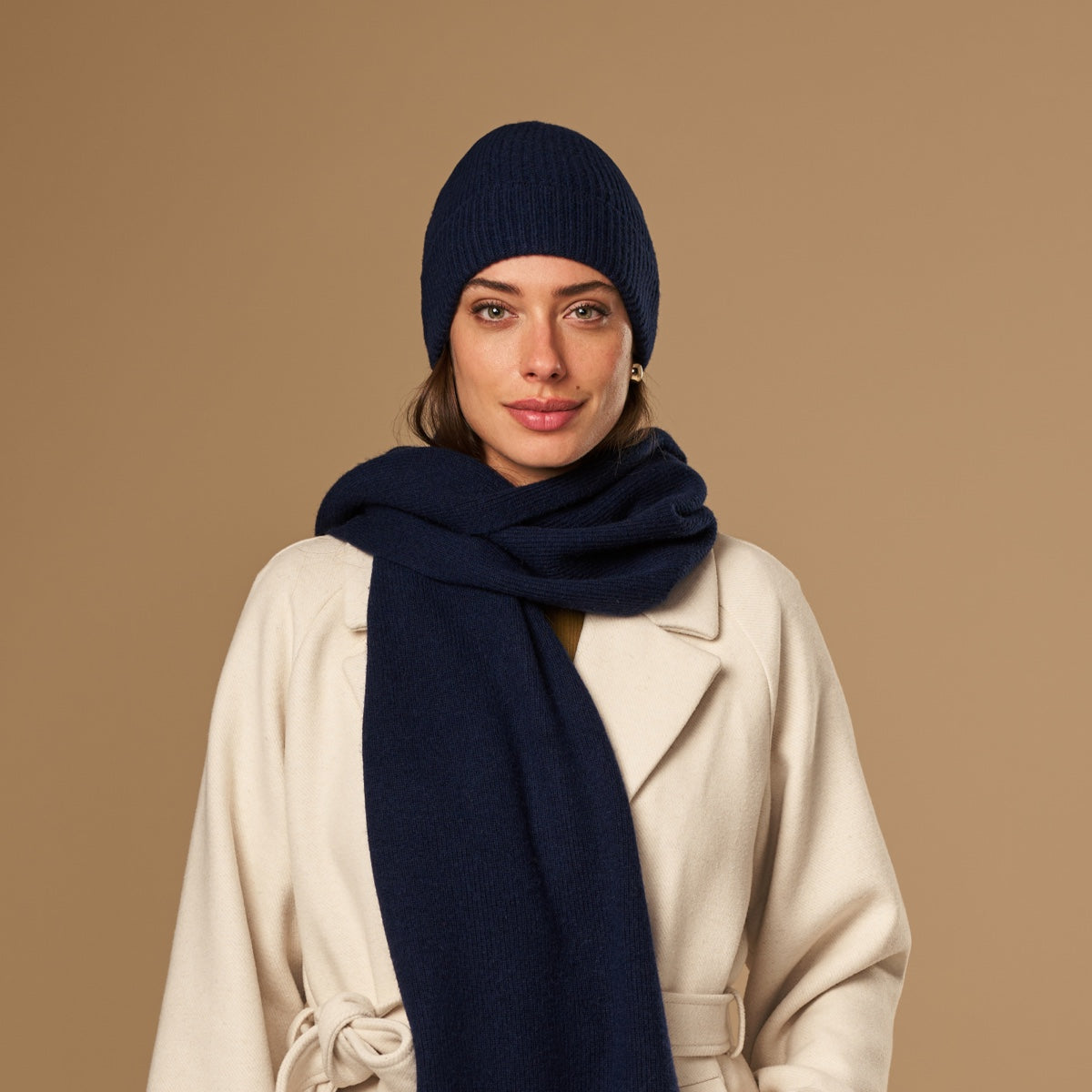 Mischa (navy blue) - premium beanie made of soft Merino wool (unisex) - Schwartz & von Halen - EU - 6