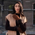 Beauvoire - suede mittens with luxurious sheep fur lining - Schwartz & von Halen - EU - 5