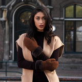 Beauvoire - suede mittens with luxurious sheep fur lining - Schwartz & von Halen - EU - 7