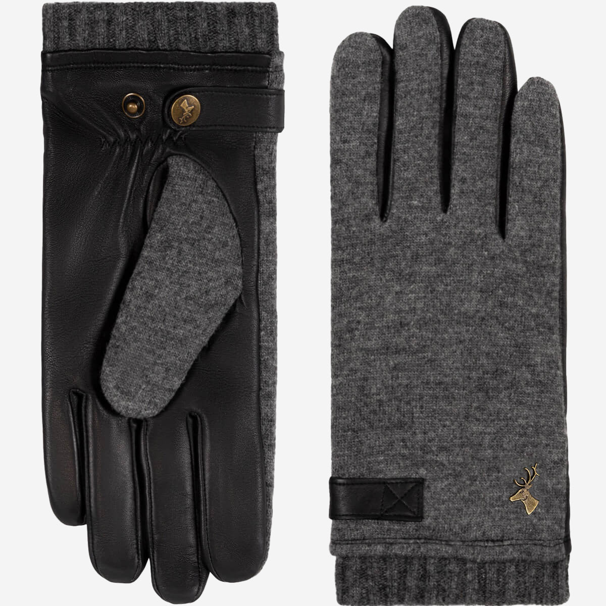 Brody – sheepskin leather gloves with warm fleece lining & touchscreen feature - Schwartz & von Halen - EU - 2