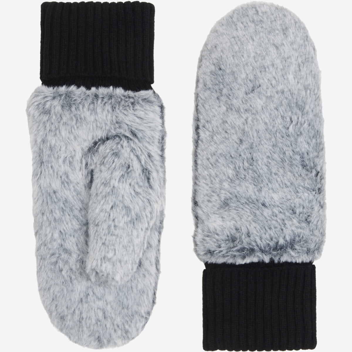 Camila – fluffy mittens with faux lamb fur lining and adjustable cuff - Schwartz & von Halen - EU - 2