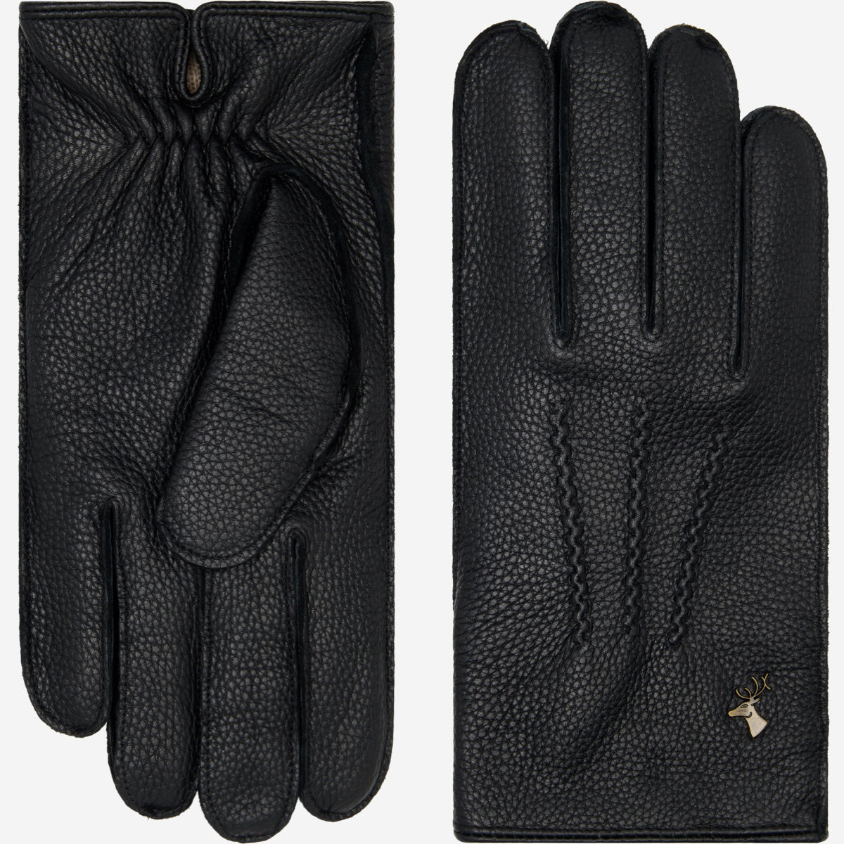 Charles – luxurious American deerskin leather gloves with warm cashmere lining - Schwartz & von Halen - EU - 2