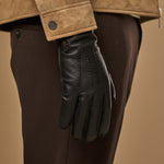 Charles – luxurious American deerskin leather gloves with warm cashmere lining - Schwartz & von Halen - EU - 12