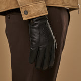 Charles – luxurious American deerskin leather gloves with warm cashmere lining - Schwartz & von Halen - EU - 12