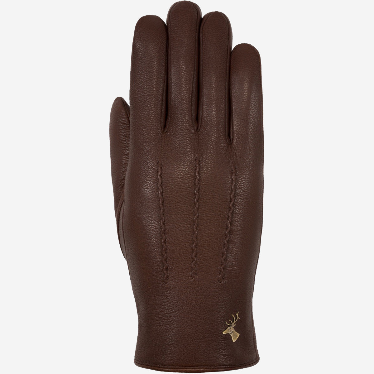 Alessandra (brown) - goatskin leather gloves with lambswool lining & touchscreen feature - Schwartz & von Halen - EU - 1