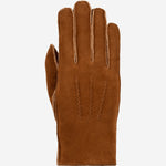 Clooney (camel) - suede leather gloves with luxurious sheep fur lining - Schwartz & von Halen - EU - 1