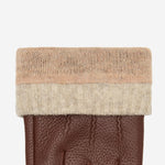 Columbus (brown) – luxurious deerskin (American deerskin) leather gloves with warm wool lining - Schwartz & von Halen - EU - 3