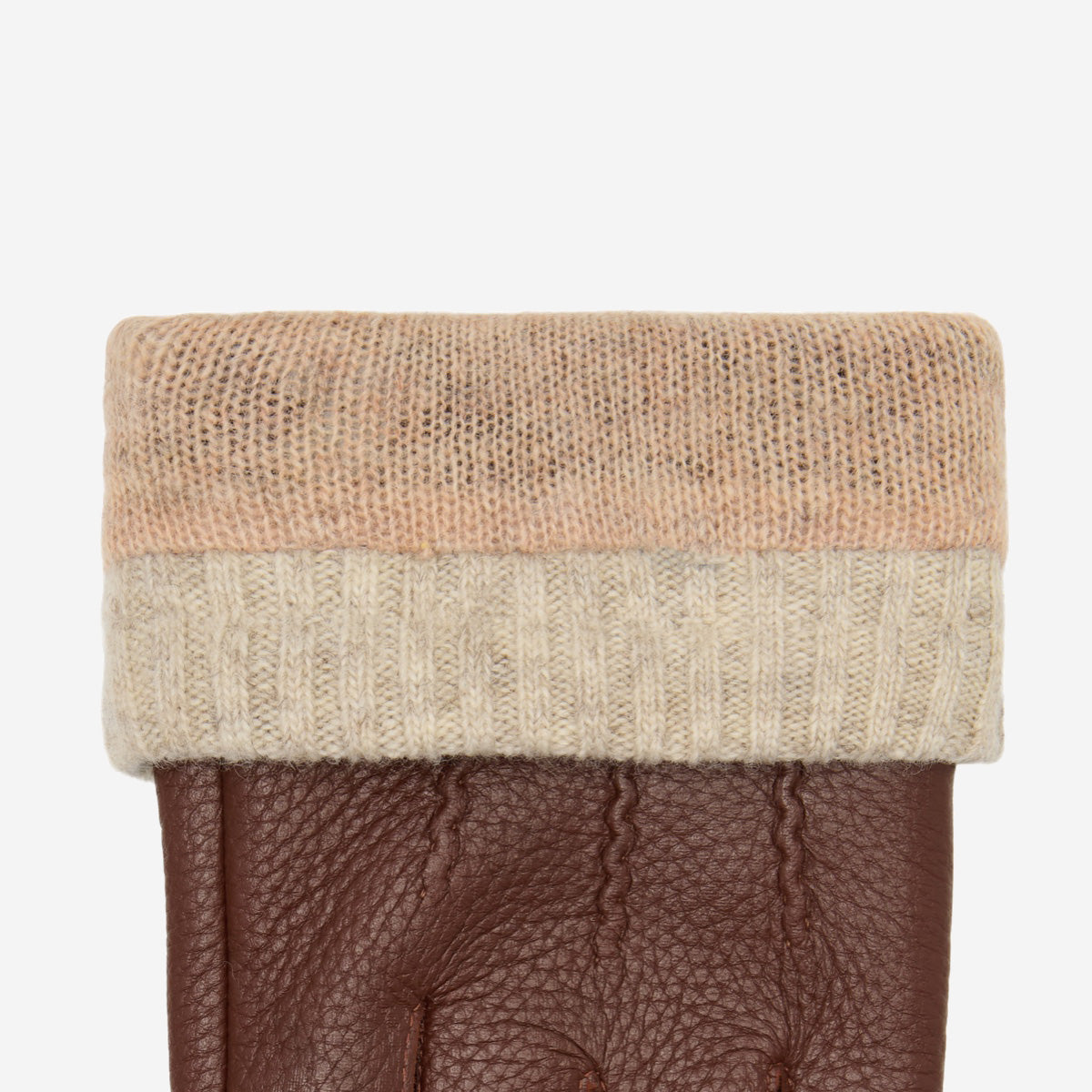 Columbus (brown) – luxurious deerskin (American deerskin) leather gloves with warm wool lining - Schwartz & von Halen - EU - 3