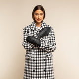Eva Goatskin Mittens Black Women - Schwartz & von Halen® UK - Premium Leather Gloves - 9