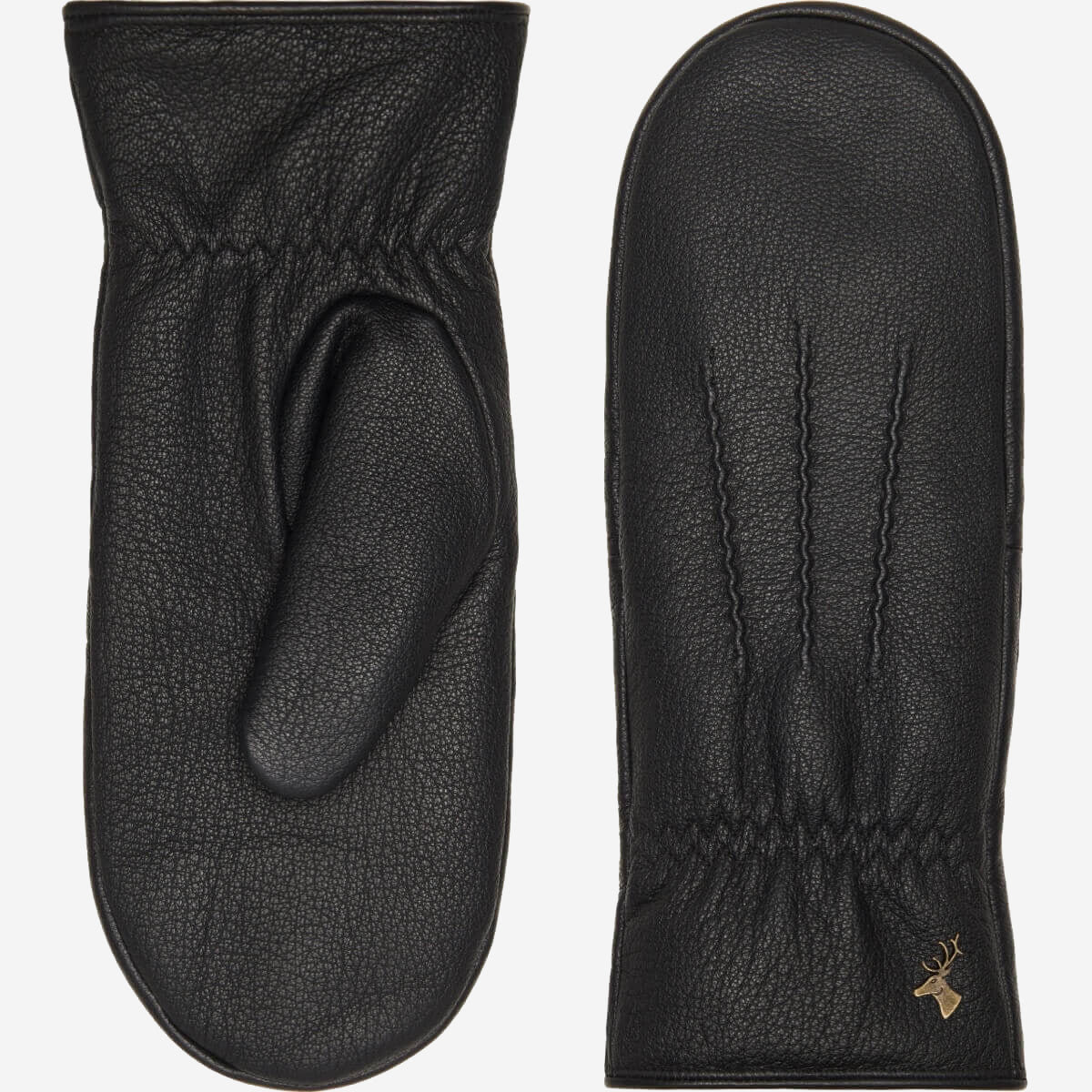 Eva - elegant goatskin mittens with luxury faux fur lining  - Schwartz & von Halen - EU - 2