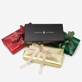 Stylish black gift box for gloves