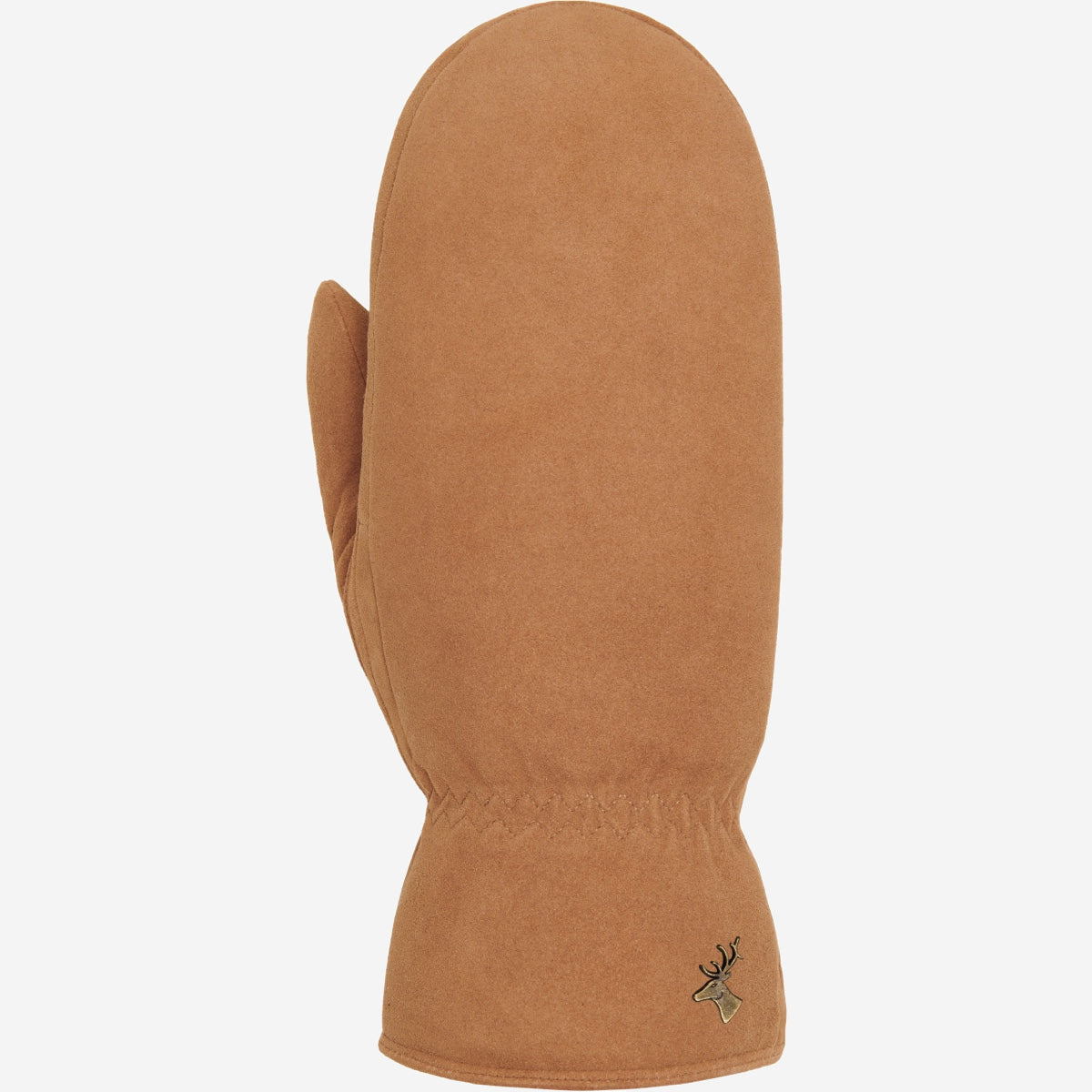 Hailey (camel) - suede goatskin mittens with luxurious sheep fur lining - Schwartz & von Halen - EU - 1