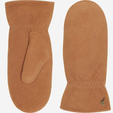 Hailey (camel) - suede goatskin mittens with luxurious sheep fur lining - Schwartz & von Halen - EU - 2