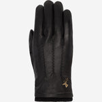 Harvey (black) - goatskin leather gloves with luxurious wool lining & touchscreen feature - Schwartz & von Halen - EU - 1
