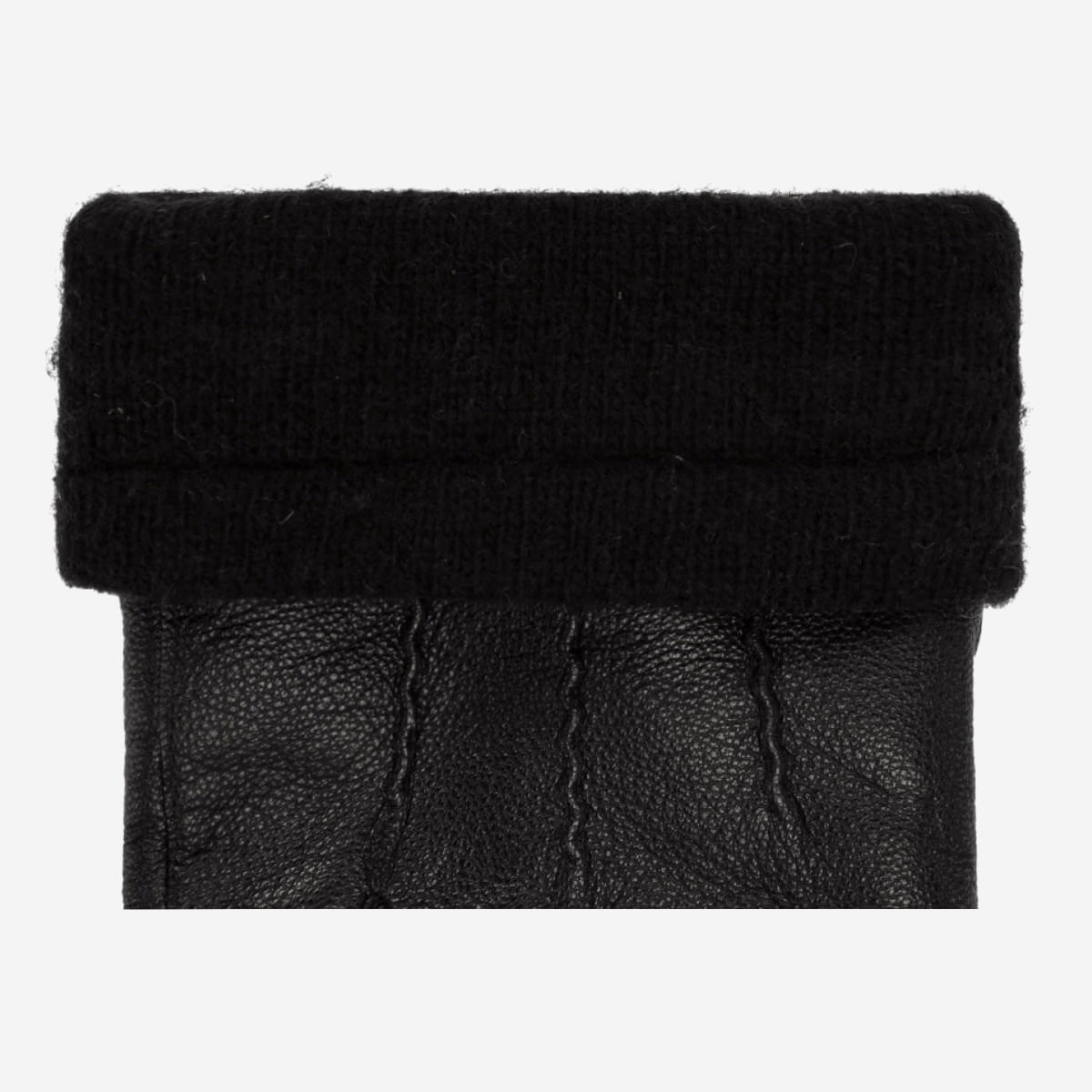 Harvey (black) - goatskin leather gloves with luxurious wool lining & touchscreen feature - Schwartz & von Halen - EU - 3