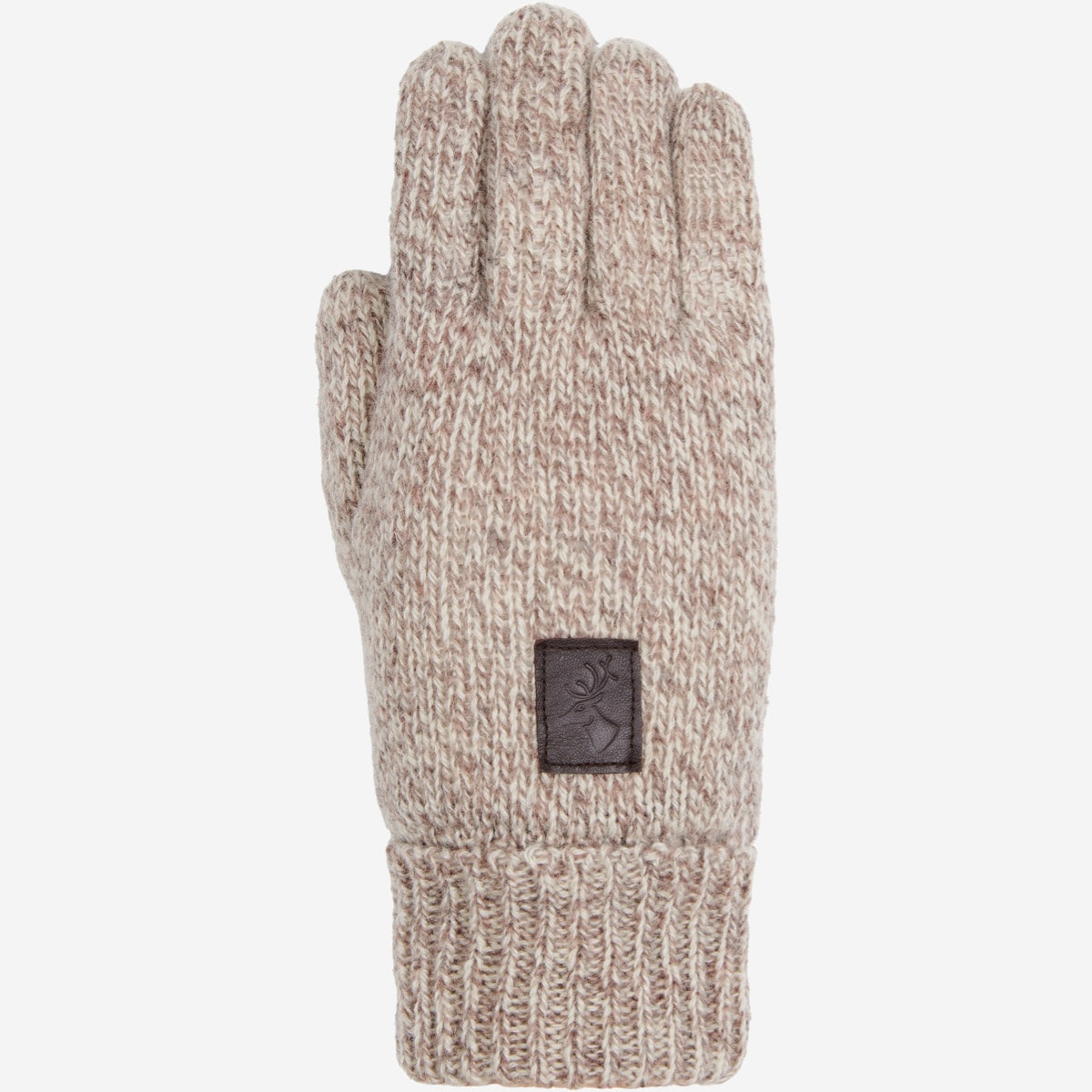 Hudson (light grey) - knitted gloves from Shetland wool with warm fleece lining - Schwartz & von Halen - EU - 1