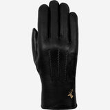 Hunter (black) – goatskin leather gloves with lambswool lining & touchscreen feature - Schwartz & von Halen - EU - 1