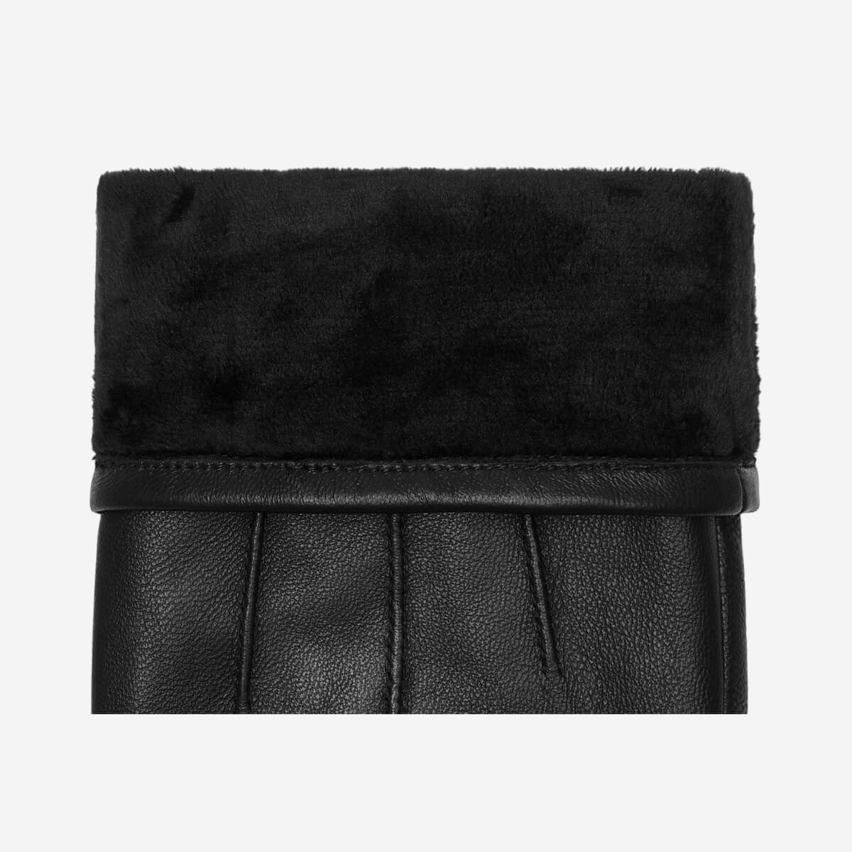 Jake (black) - sheepskin gloves with warm fleece lining & touchscreen feature - Schwartz & von Halen - EU - 3