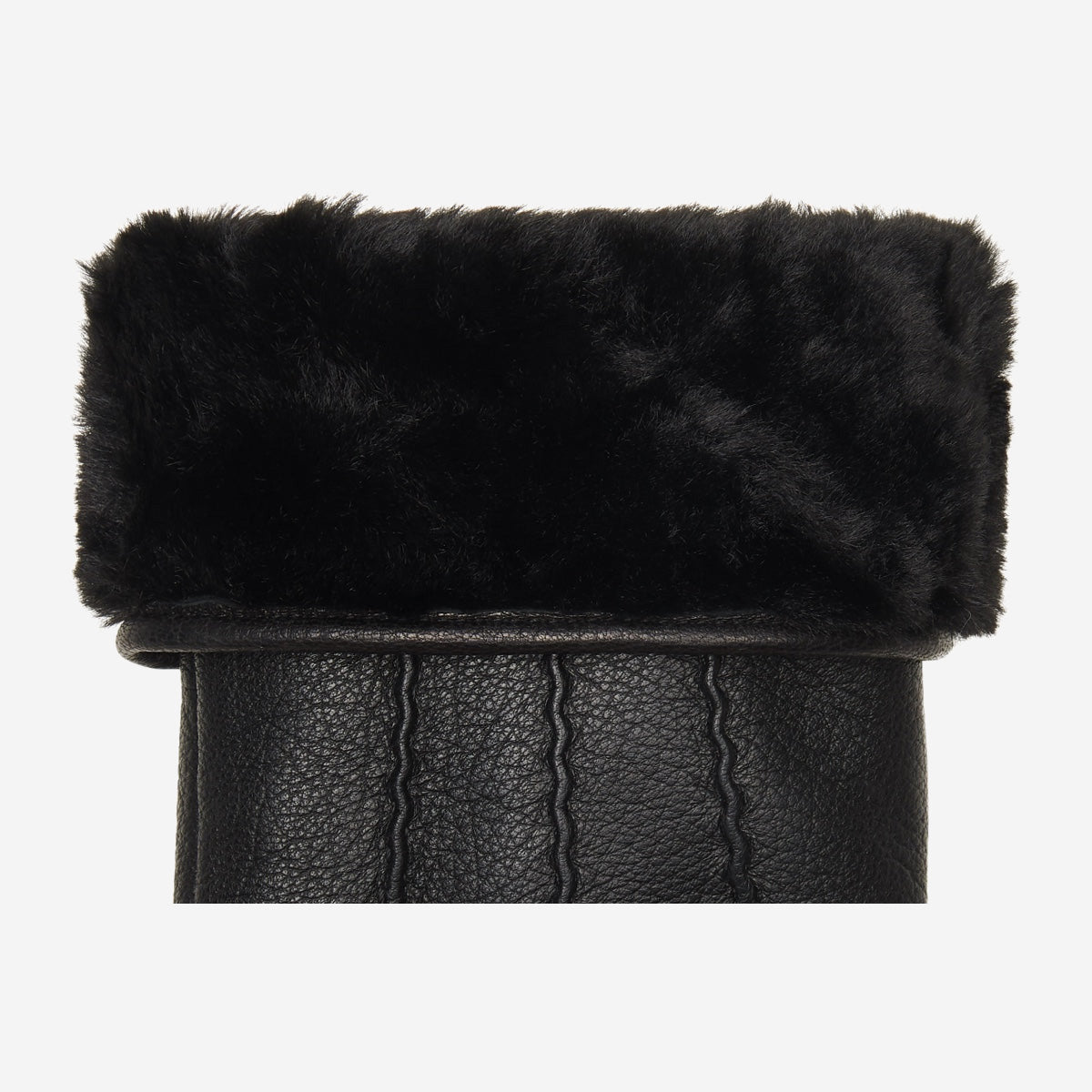Jaxon (black) - goatskin leather gloves with luxurious faux fur lining & touchscreen feature - Schwartz & von Halen - EU - 3