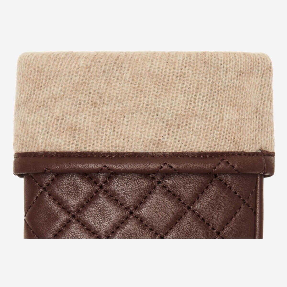 Kira (brown) - sheepskin leather gloves with wool/cashmere lining & touchscreen feature - Schwartz & von Halen - EU - 3