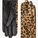 Leopard - sheep leather gloves with warm fleece lining & touchscreen feature - Schwartz & von Halen - EU - 2