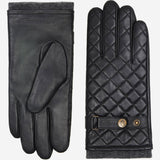 Smith (black) - sheepskin leather gloves with snap closure & touchscreen feature - Schwartz & von Halen - EU - 2