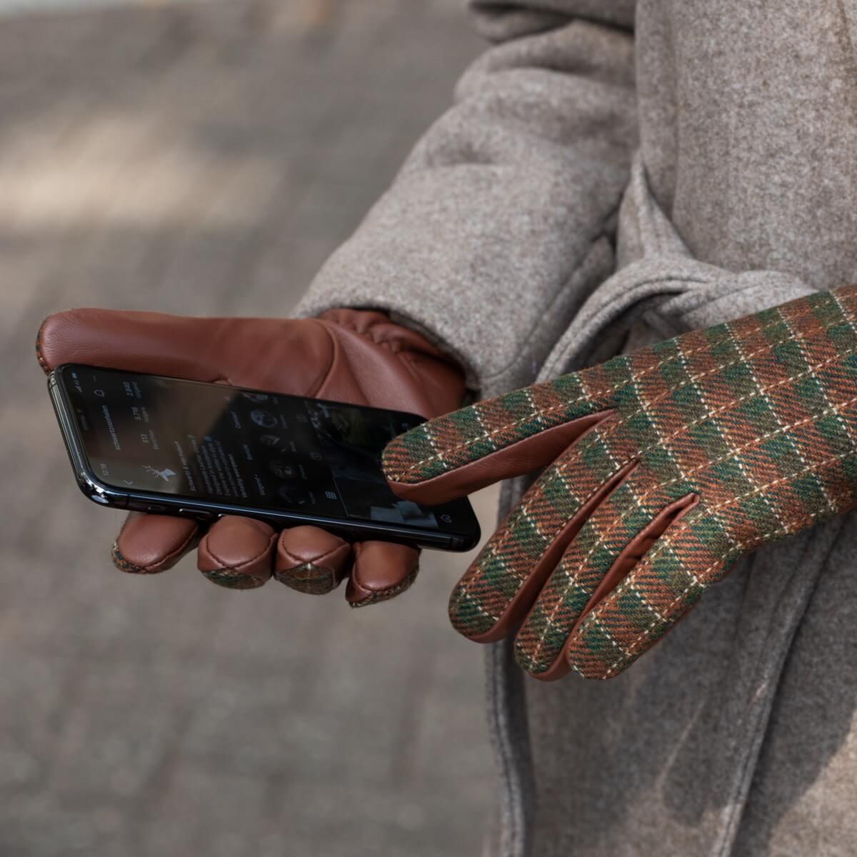 Rosie - sheepskin leather gloves with fleece lining & touchscreen feature - Schwartz & von Halen - EU - 5