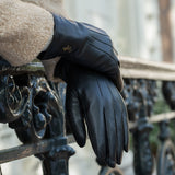Musk - vegan leather gloves with fleece lining & touchscreen feature - Schwartz & von Halen - EU - 10