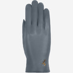 Ivy (grey) – sheepskin leather gloves with wool/cashmere lining & touchscreen feature  - Schwartz & von Halen - EU - 1