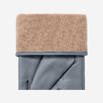 Ivy (grey) – sheepskin leather gloves with wool/cashmere lining & touchscreen feature  - Schwartz & von Halen - EU - 3