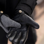 Brody – sheepskin leather gloves with warm fleece lining & touchscreen feature  - Schwartz & von Halen - EU - 7