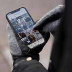Brody – sheepskin leather gloves with warm fleece lining & touchscreen feature  - Schwartz & von Halen - EU - 5
