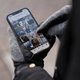 Brody – sheepskin leather gloves with warm fleece lining & touchscreen feature  - Schwartz & von Halen - EU - 5