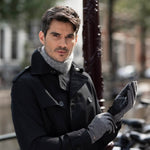 Brody – sheepskin leather gloves with warm fleece lining & touchscreen feature  - Schwartz & von Halen - EU - 8