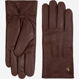 Hunter (brown) – goatskin gloves with lambswool lining & touchscreen feature - Schwartz & von Halen - EU - 2