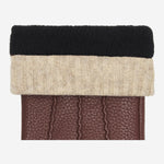 Emily (brown) – deerskin (American deerskin) leather gloves with warm wool lining - Schwartz & von Halen - EU - 3