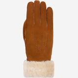 Giocante - suede leather gloves with luxurious sheep fur lining