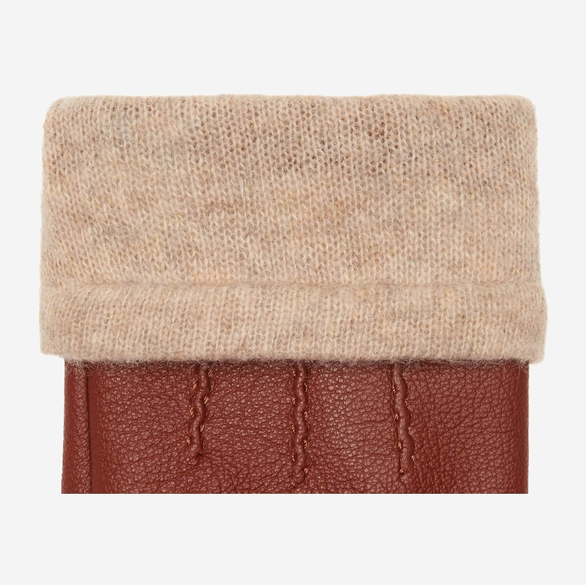 Harvey (cognac) - goatskin leather gloves with luxurious wool lining & touchscreen feature - Schwartz & von Halen - EU - 3