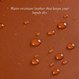 Ivy (cognac) - Sheepskin leather gloves with wool/cashmere lining & touchscreen feature