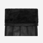 Jake (black) - sheepskin gloves with warm fleece lining & touchscreen feature  - Schwartz & von Halen - EU - 3