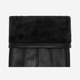 Jake (black) - sheepskin gloves with warm fleece lining & touchscreen feature  - Schwartz & von Halen - EU - 3