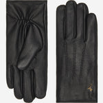 Jaxon (black) - goatskin leather gloves with luxurious faux fur lining & touchscreen feature - Schwartz & von Halen - EU - 2