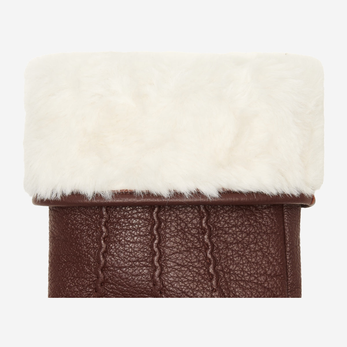 Jaxon (brown) - goatskin leather gloves with luxurious faux fur lining & touchscreen feature - Schwartz & von Halen - EU - 3