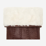 Jaxon (brown) - goatskin leather gloves with luxurious faux fur lining & touchscreen feature - Schwartz & von Halen - EU - 3