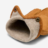 Kathleen (cognac) - Exclusive peccary leather women's gloves with cashmere lining