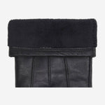 Lily (black) - sheepskin leather gloves with warm fleece lining & touchscreen feature - Schwartz & von Halen - EU - 3
