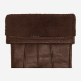 Lily (dark brown) - sheepskin leather gloves with warm fleece lining & touchscreen feature  - Schwartz & von Halen - EU - 3